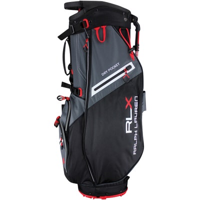 RLX Golf Bag - PP Tour Ripstop Stand - Black - Grey 2023