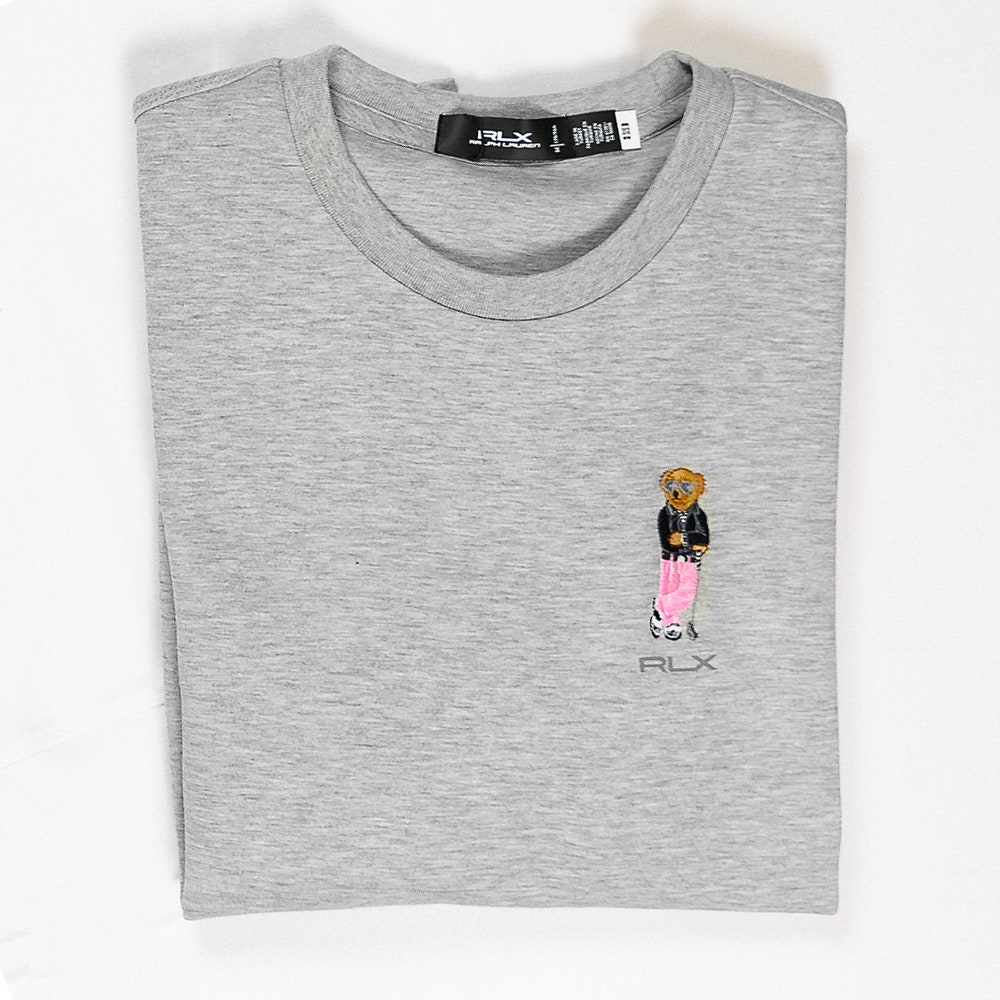 RLX Golf Jumper - Bear Logo Crew Neck LC - Andover Htr SS24
