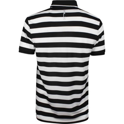 RLX Golf Shirt - YD Bold Stripe Pique - Black - White SS19