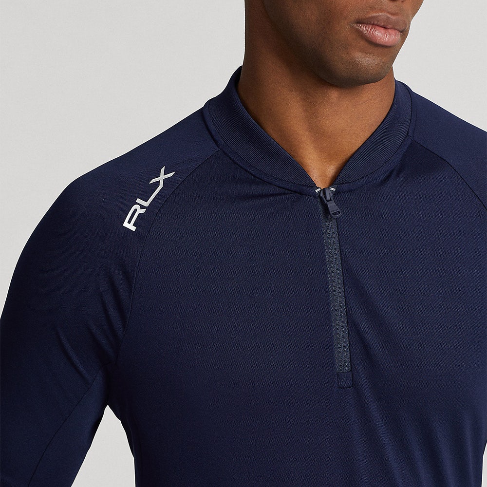 RLX Golf Shirt - Performance Pique QZ - French Navy SS23