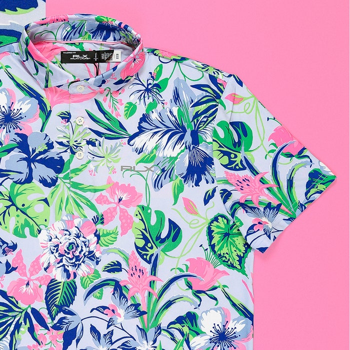 RLX Golf Shirt - Printed Airflow - Jardin Floral SS24