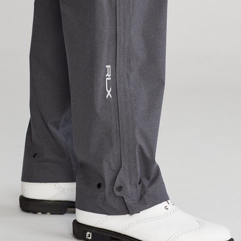 RLX Golf Trousers - Iron Unlined Waterproof - Grey Heather FA21