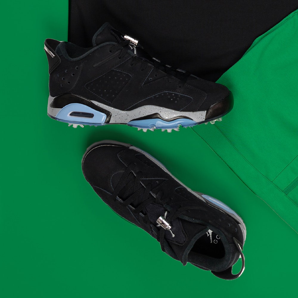 Nike Golf Shoes - Air Jordan 6 Low NRG - Black Chrome 2023