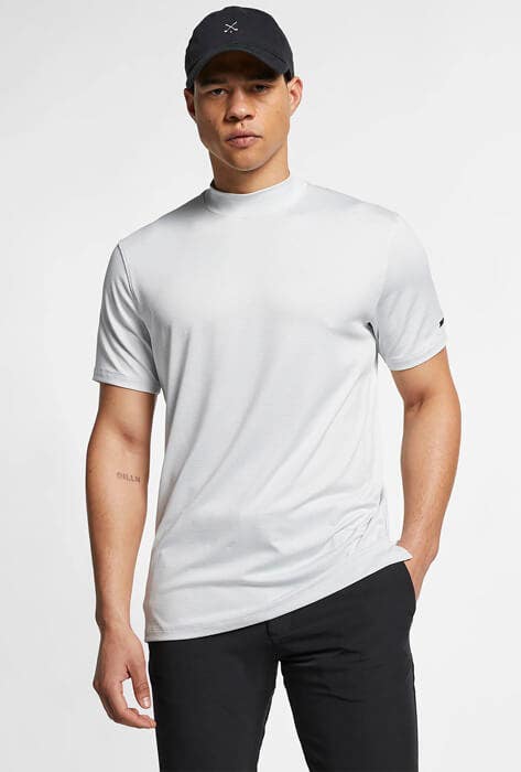 Similar puede tanque Nike Golf - Tiger Woods White Mock Neck - Campaign 2019
