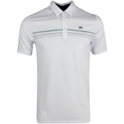 TravisMathew Golf Shirt - Get Nauti Polo - White SS22