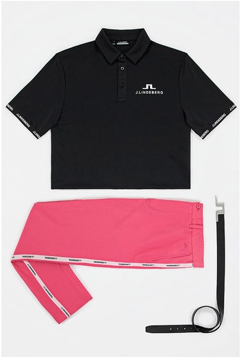Viktor Hovland - Pink JL Golf Trousers - Masters Thursday 2022