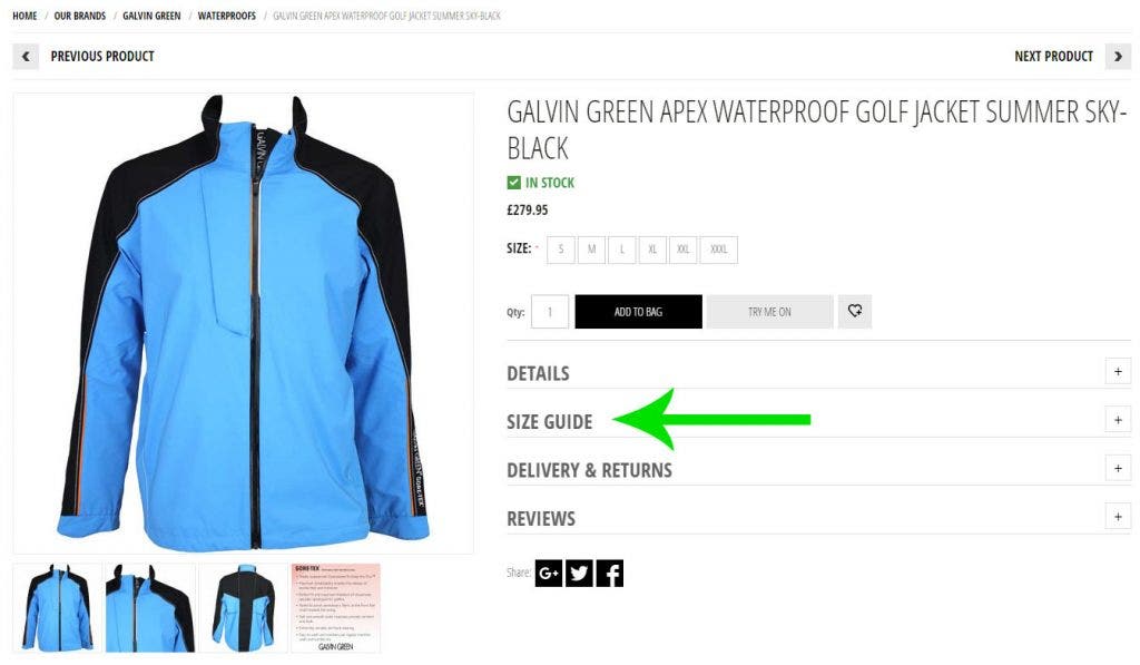 Galvin-Green-Waterproof-Size-Guide-Navigation