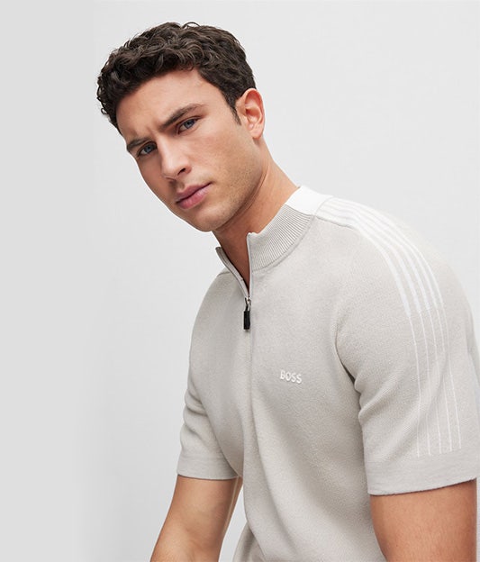 BOSS Golf Zinos Short Sleeve Knit