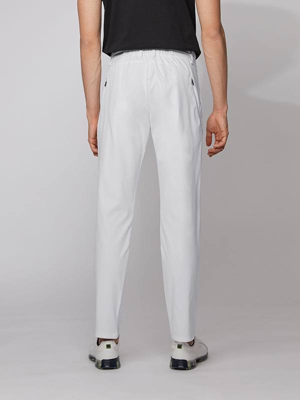 BOSS Spectre Golf Trousers White Slim Fit