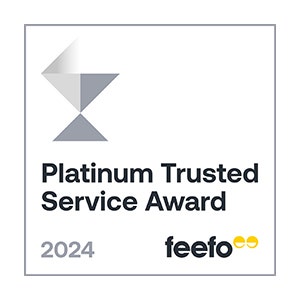 Feefo Platinum Trusted Service