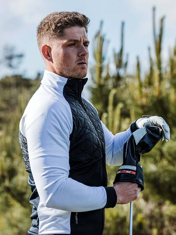 Galvin Green White Black Padded Dexter Insula