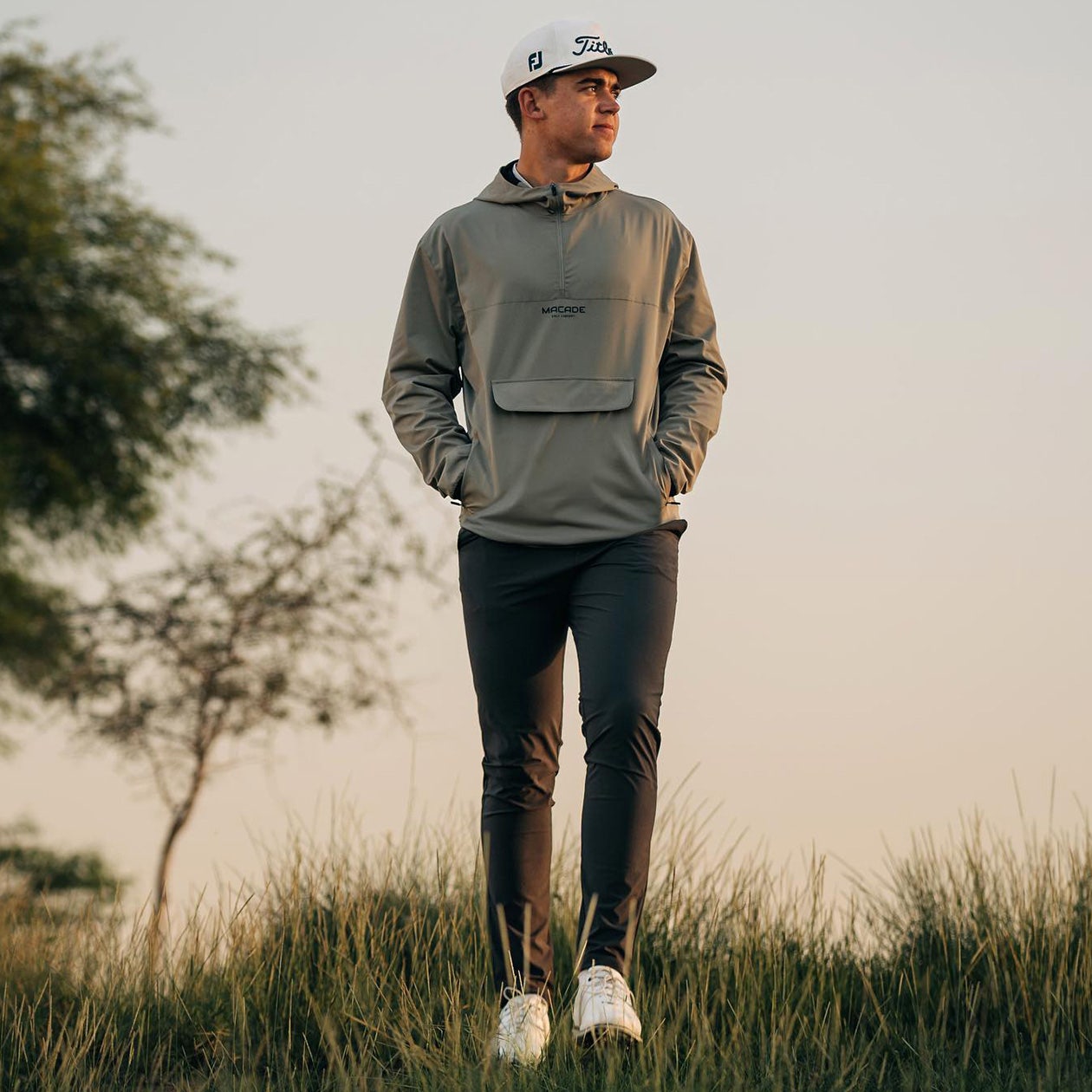 Garrick Higgo Wears Macade Golf Hoodie