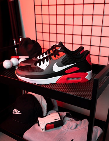 Nike Air Max 90 Golf Shoes Black Infrared