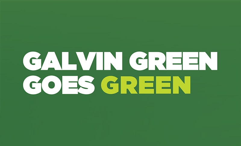 Galvin Green Goes Green