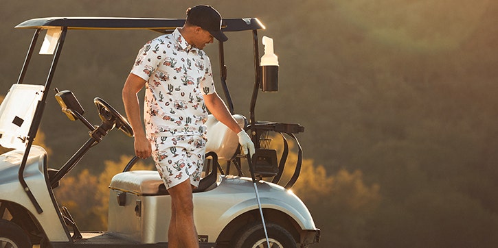 Golf Co Ord Printed Styles Worn Together