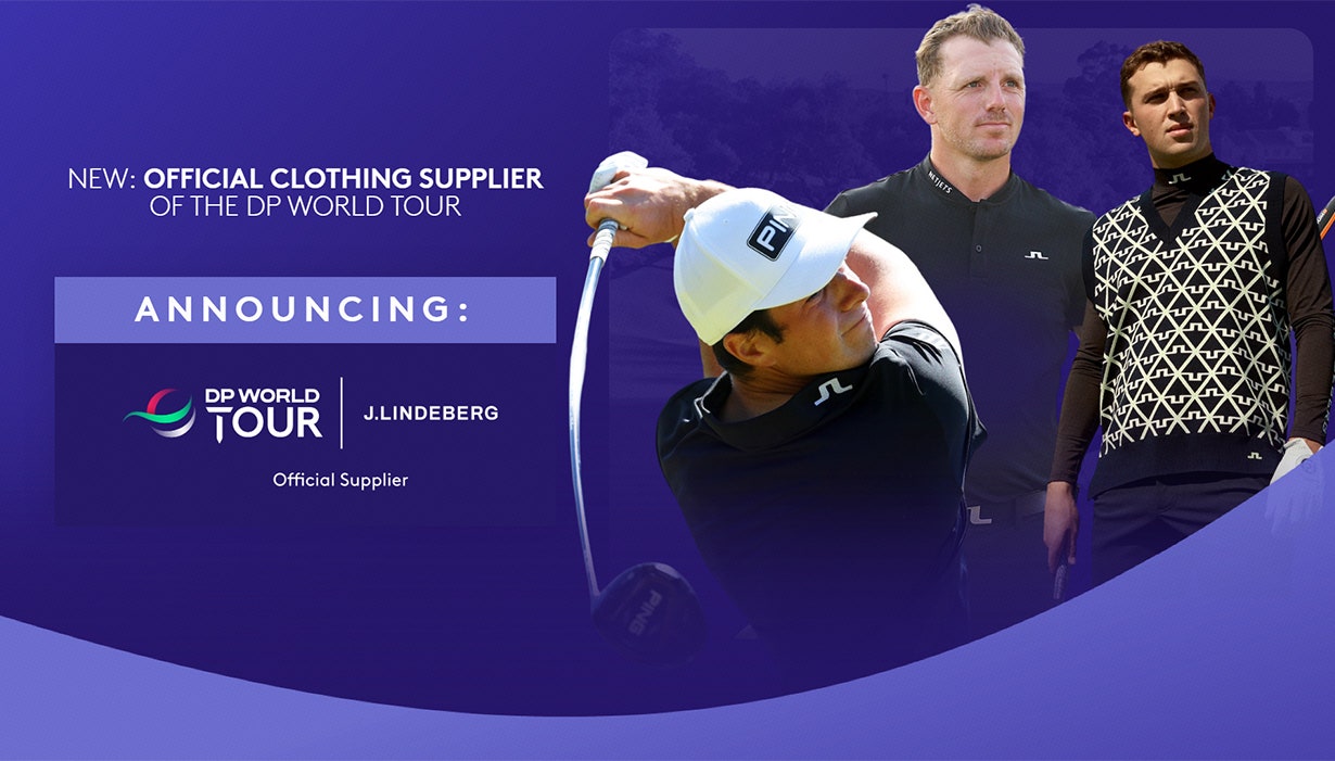 J.Lindeberg DP World Tour Partnership Official Clothing Suppliers
