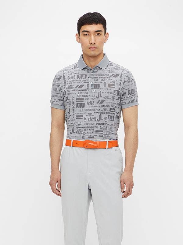 J Lindeberg KV Regular Print Jacquard Logo Grey