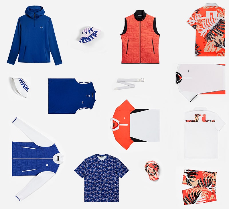 J Lindeberg Pre Spring 2024 Coral Blue