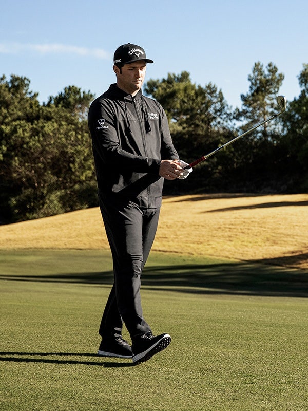 Jon Rahm Wears TravisMathew Hoodie