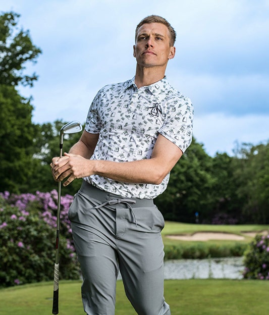 Original Penguin Tour Logo Polo Shirt