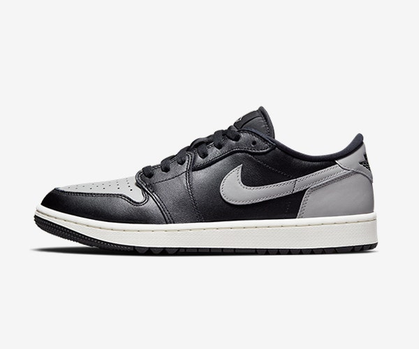 Nike Air Jordan One Golf Shoes Black Grey White