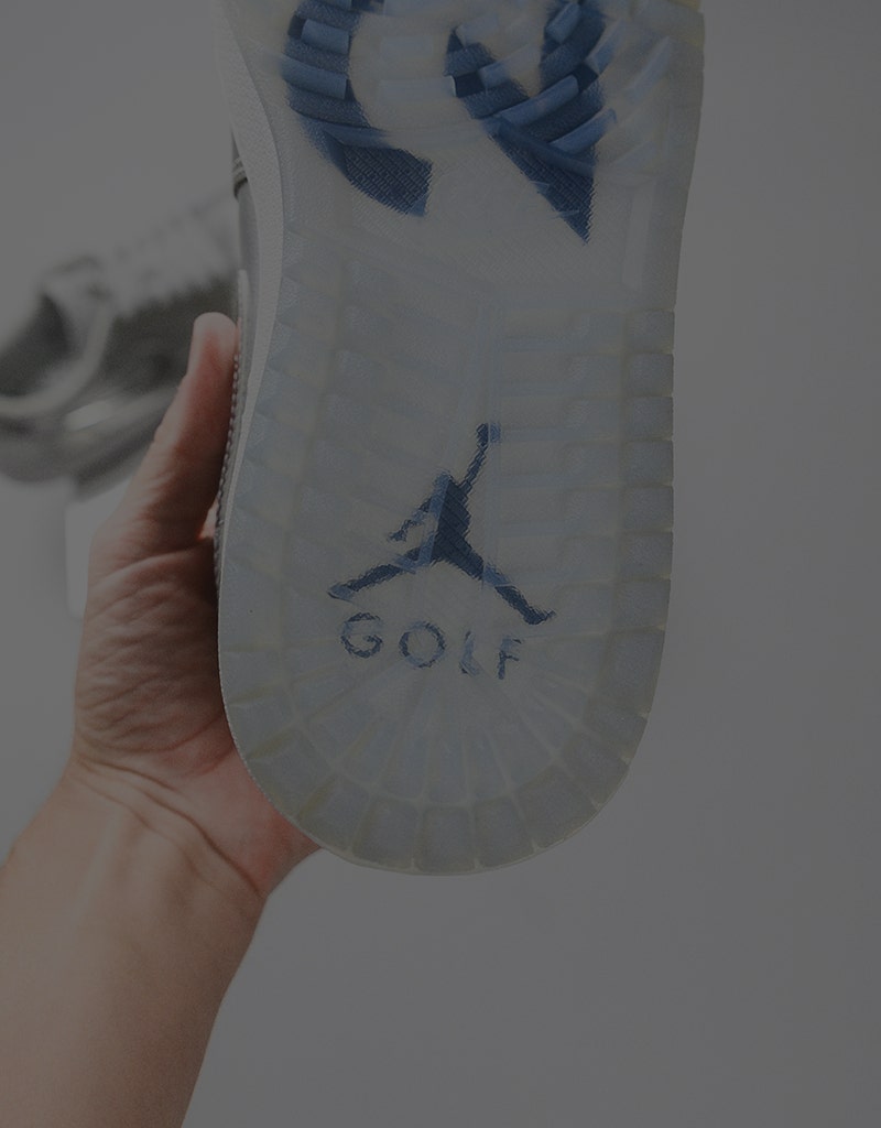 Nike Air Jordan 1 Low G Golf Shoes Metallic Silver NRG