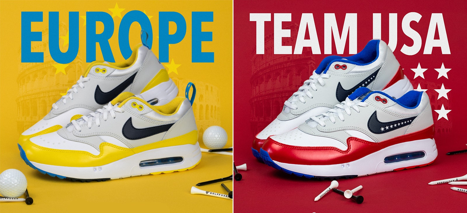 Nike Golf Air Max 1 Golf Shoes Ryder Cup