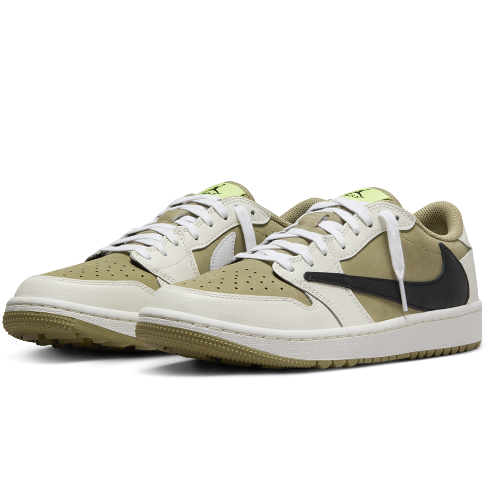 Travis Scott Air Jordan 1 Low Golf Shoes hero