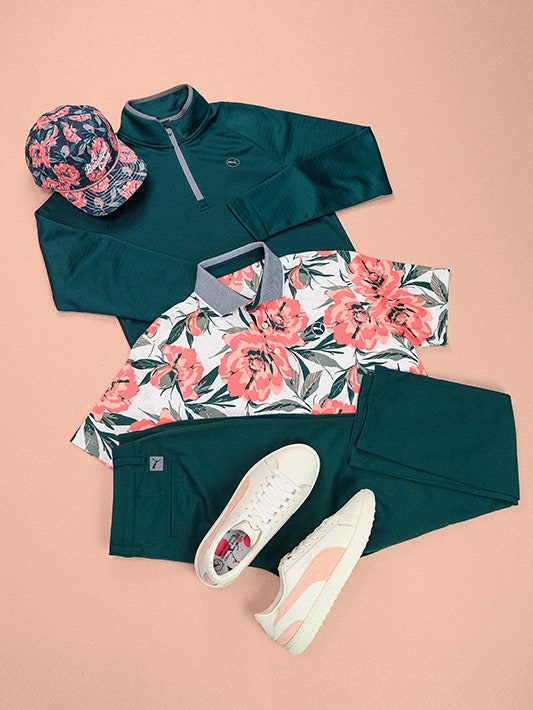 PUMA Golf Masters Georgia Peach Outfit