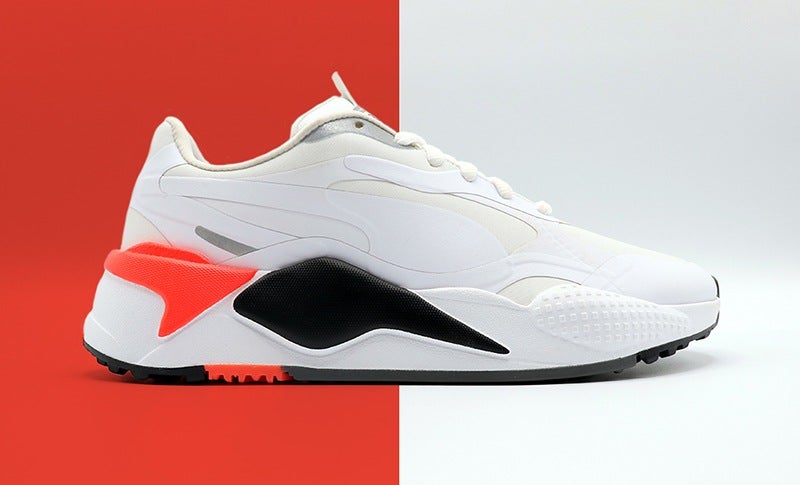 White Red PUMA RS-G Golf Shoes