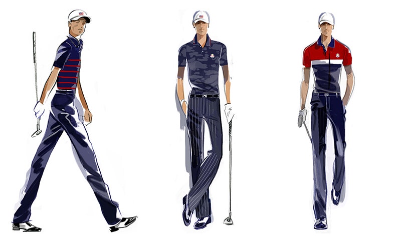 Ryder Cup Team USA Uniforms Friday Saturday Sunday