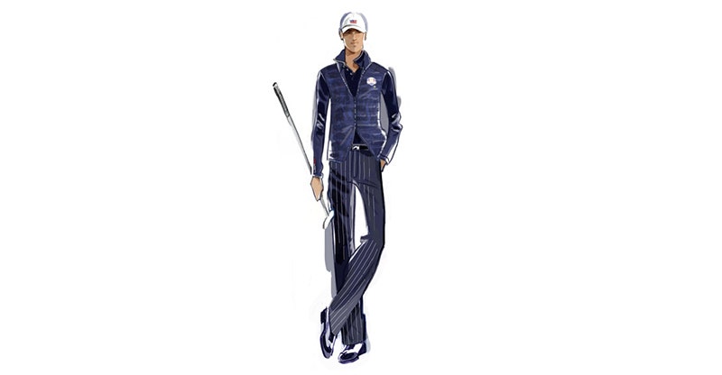 Ryder Cup Quilted Coolwool Team USA Camouflage Jacket 2020