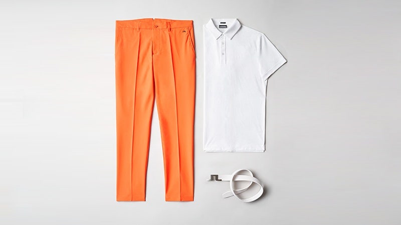 Viktor Hovland Orange JL Golf Trousers