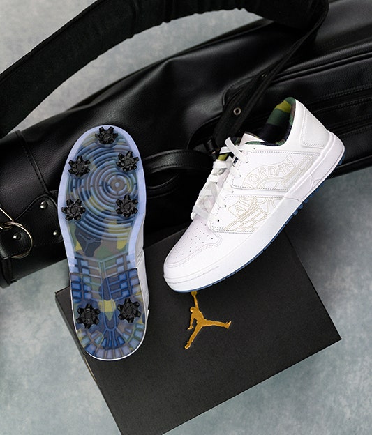 Nike Air Jordan Nu Retro 1 Golf Shoes Camo