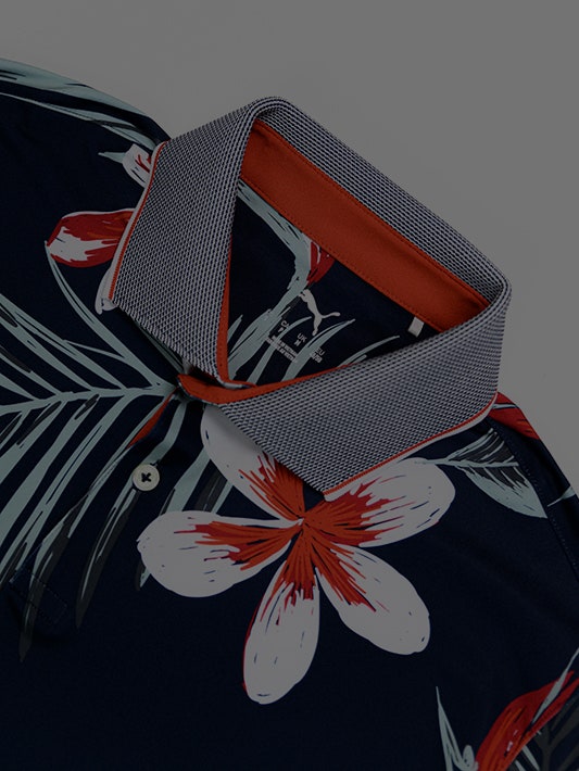 PUMA Golf Mattr Luau Polos Rickie Fowler